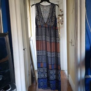 Long, Flowy Beach Coverup